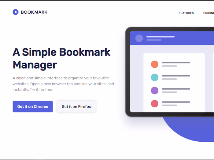 GitHub - ISHAN8585/bookmark-landing-page-master
