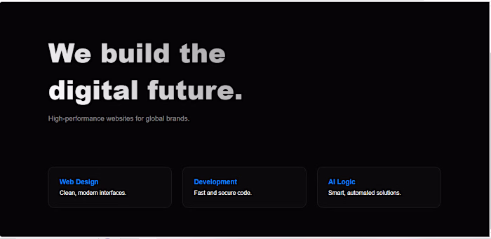 Next-Gen Digital Agency Landing Page