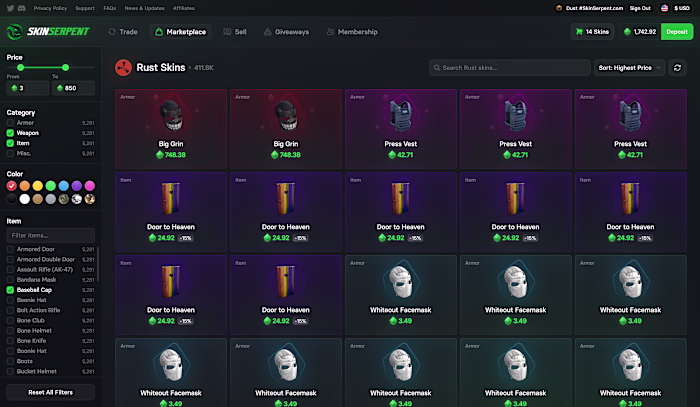 Game Item Marketplace Platform