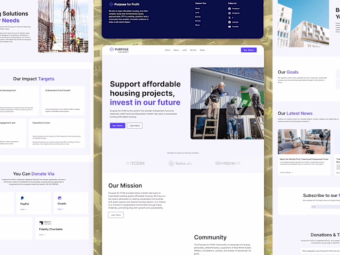 Purpose for Profit: 20-Hour Website Redesign