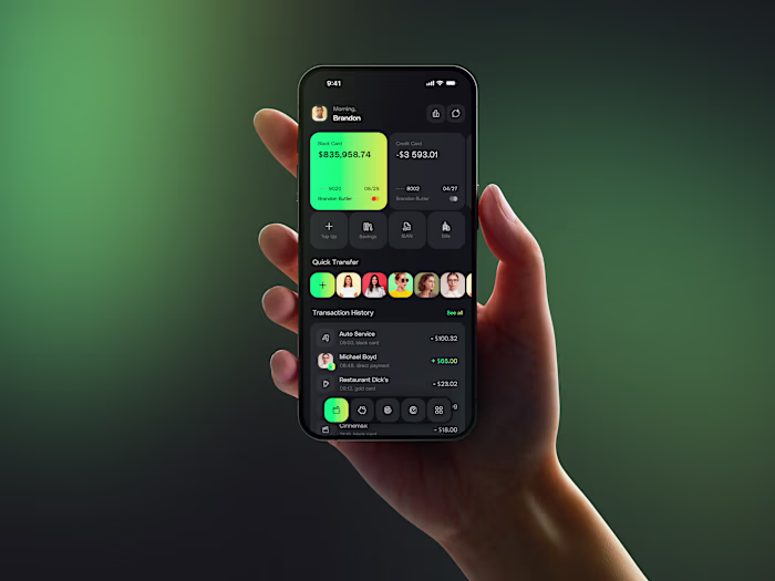 Fintech Bank App
