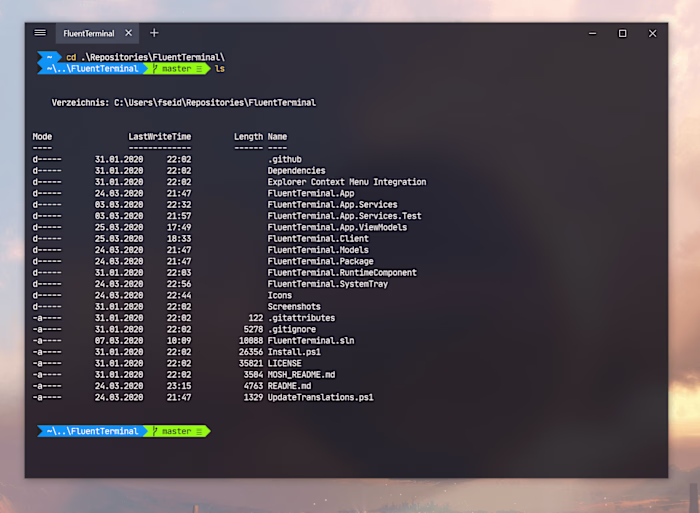 Open Source | Fluent Terminal for Windows