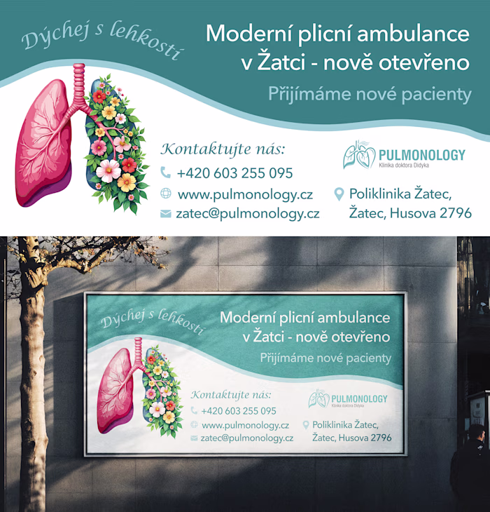Medical Clinic Outdoor Banner Design.