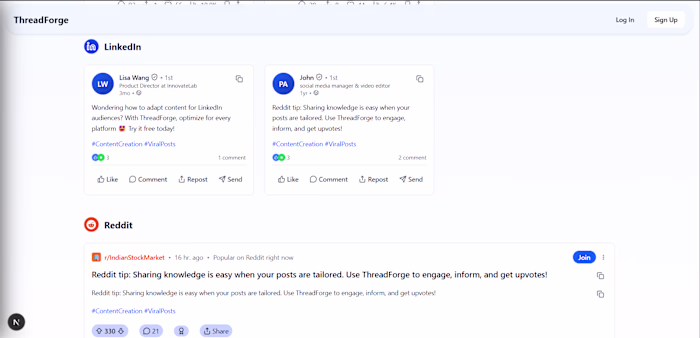 building a viral post generator for different platform with ...