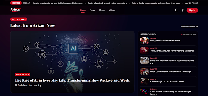 News Website