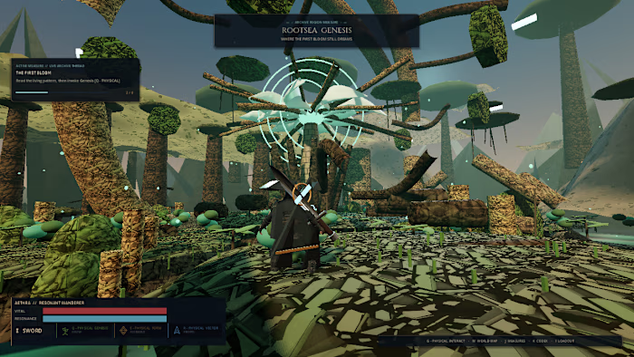 AETHRA — Procedural 3D Action-System Prototype