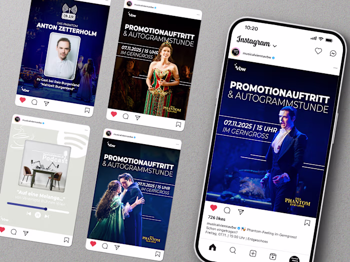 Das Phantom der Oper: Social Media Campaign Redesign