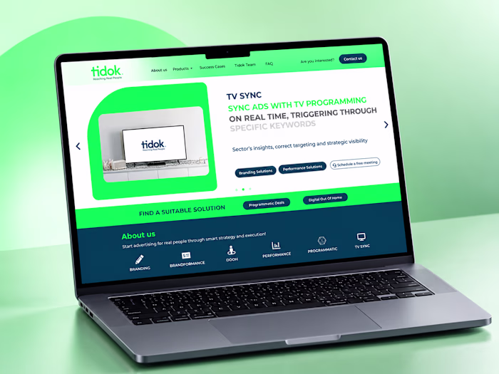 AdTech Company Website Design | WordPress & Figma