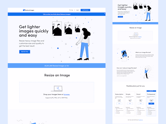 Image Compression Web App - Wakety