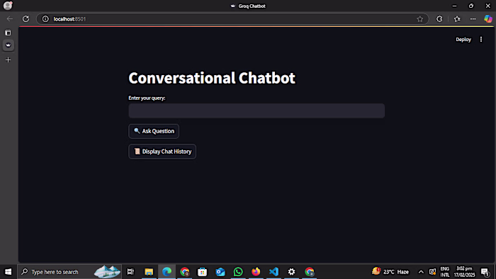 RAG-Based Conversational Chatbot Development