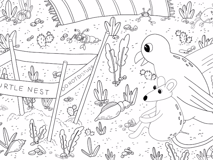 Grumpy Iguana Coloring Book