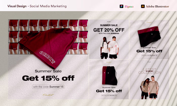 Digital Marketing Visual Design for Orbit