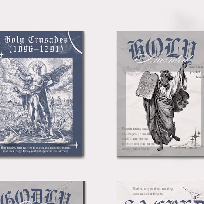 "Bringing Faith to Art: My Holy-Themed Wall Art Poster Mockups ✨