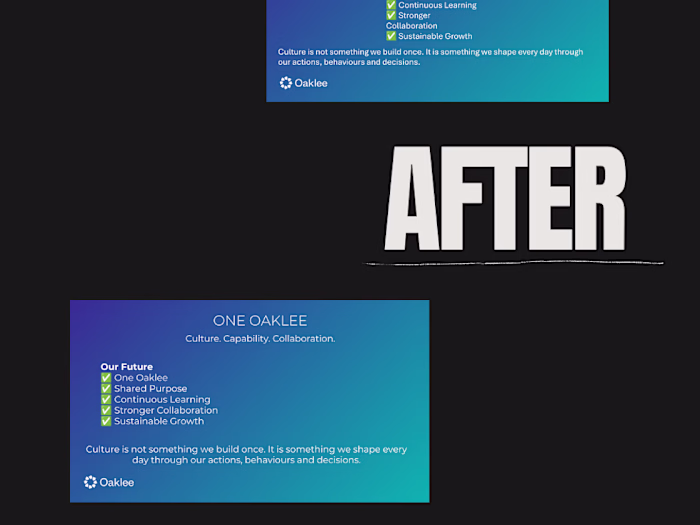 Presentation redesign 