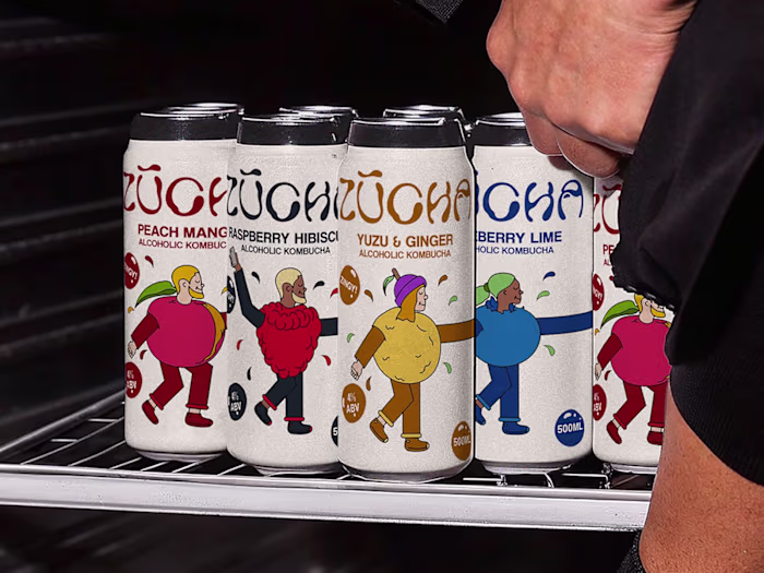 ZUCHA | Kombucha | Brand Identity | Product Design
