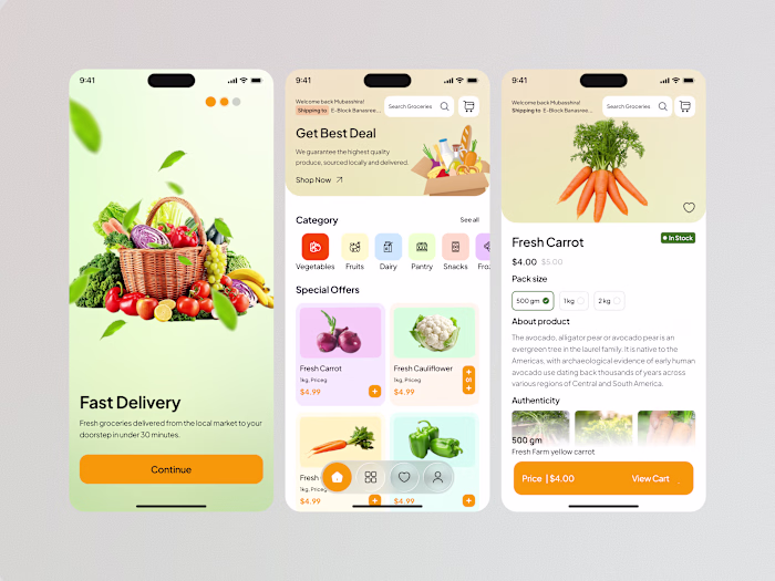 Buying groceries online can quickly
