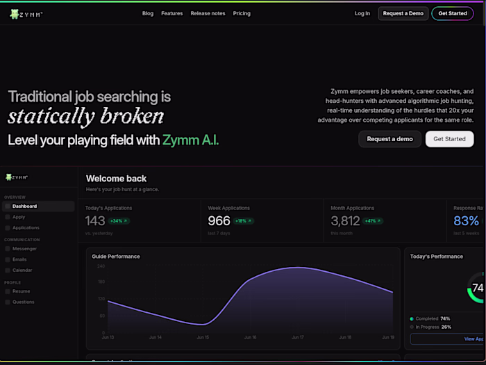 Zymm AI - Automate your job search with AI