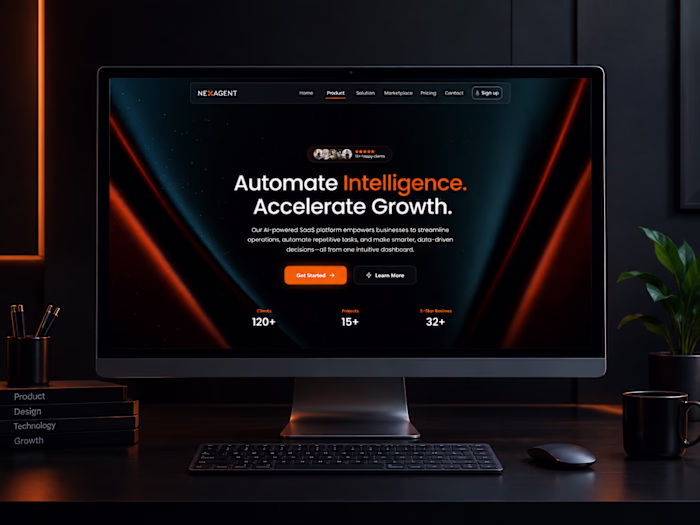 NexAgent | AI SaaS Landing