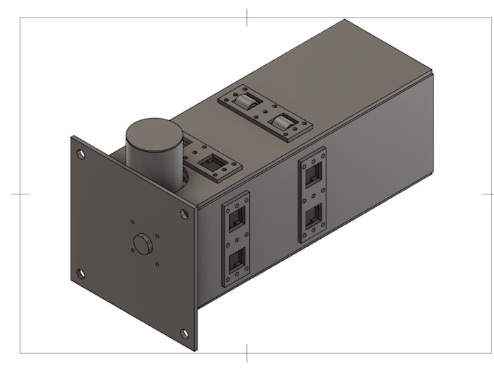 2-Stage Sliding Column powered by a linear actuator
