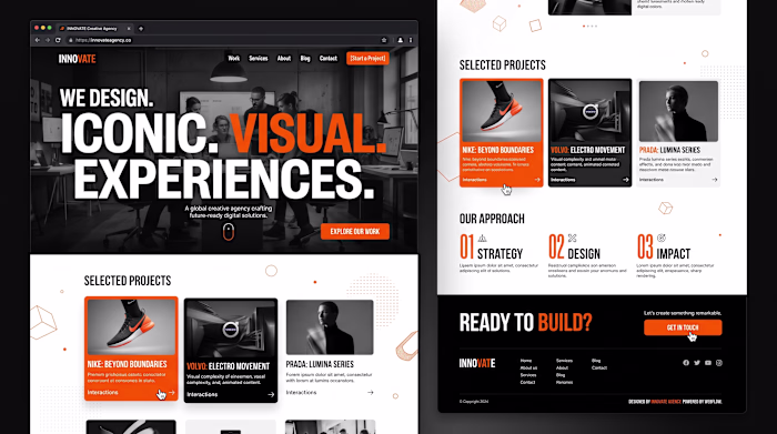 Innovate High-Impact Agency Landing Page