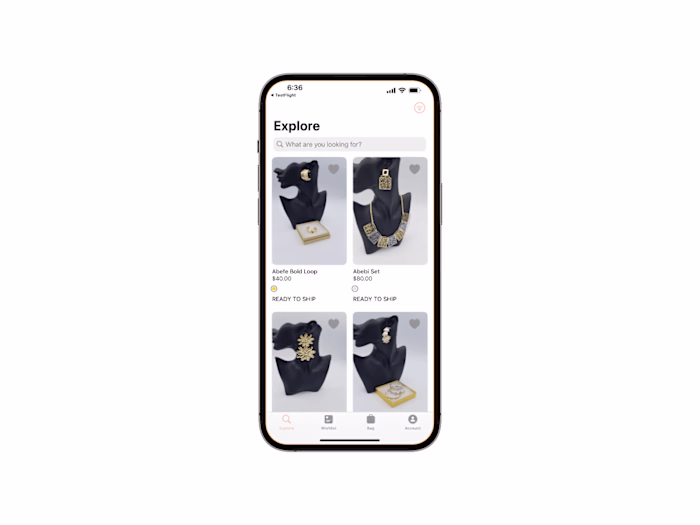 Prettycharm iOS Jewelry Shopping App