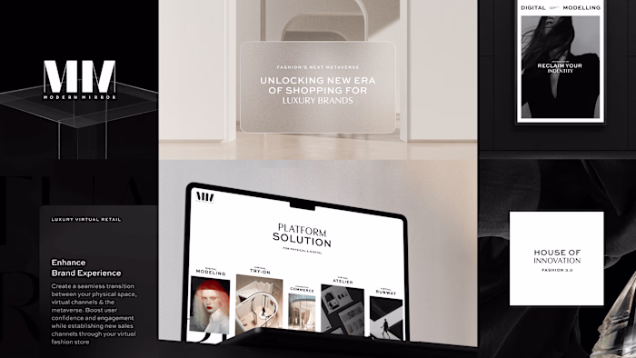 Modern Mirror I Fashion Tech Branding