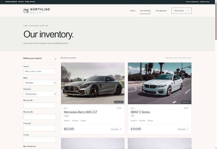 Northline Motors — Dealership Inventory