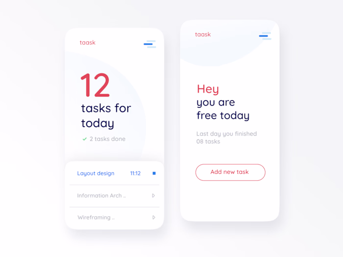Todo app concept