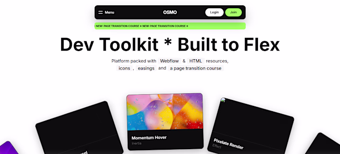 Rebuilt the Osmo.supply (http://Osmo.supply) Aesthetic: