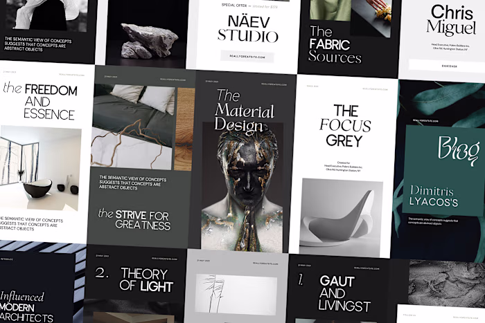 Wunder - social media with focusing on typography