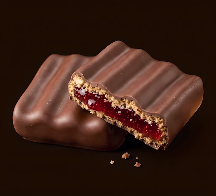 Chocolate-Covered Cookie Illustration