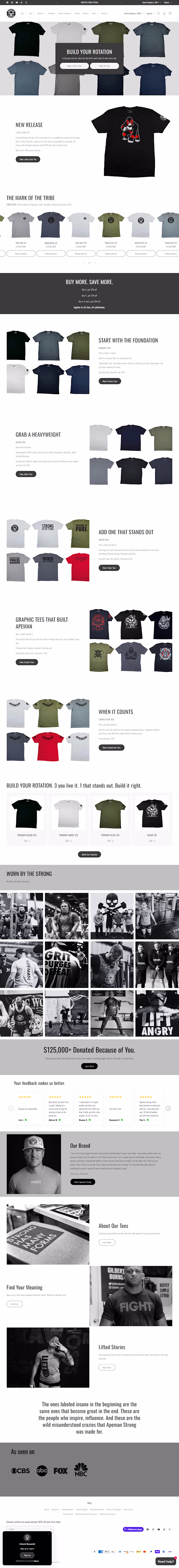 Modern and professionally designed website
