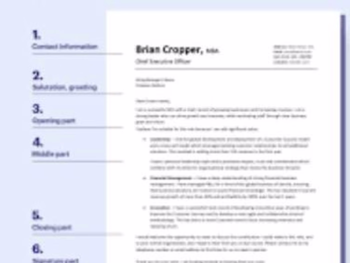 cover letter 