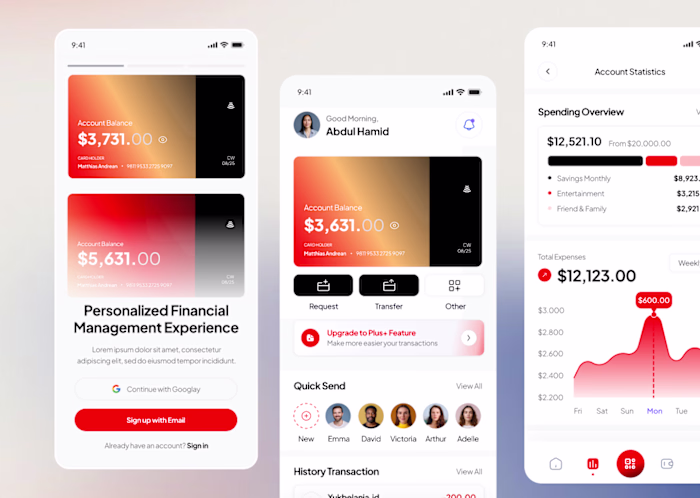 Fintech Banking App UI/UX Design
Introducing
