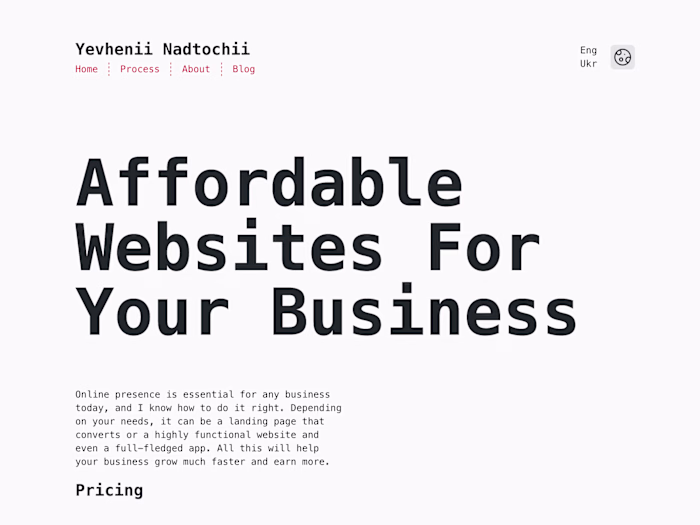 Portfolio project