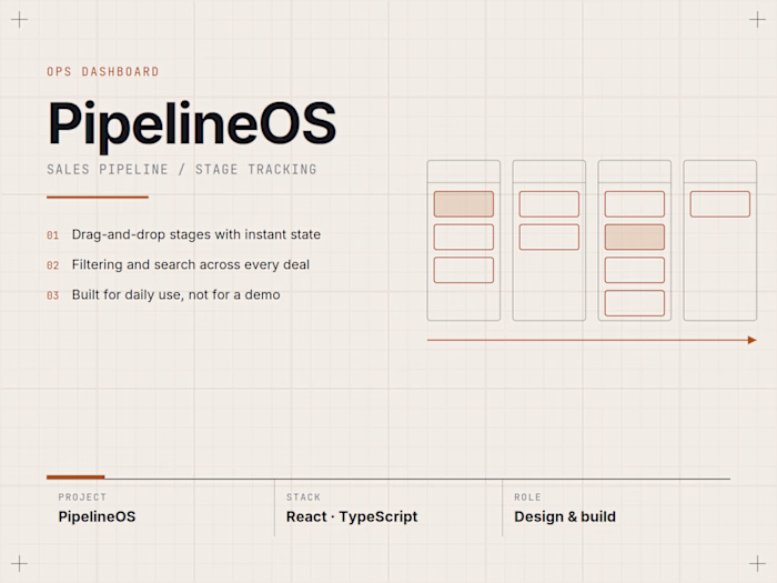 PipelineOS - Deal Ledger
