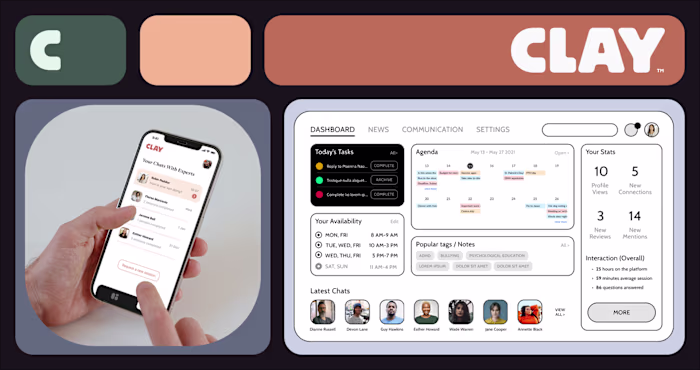 Clay: parenting platform for web & mobile :: Behance