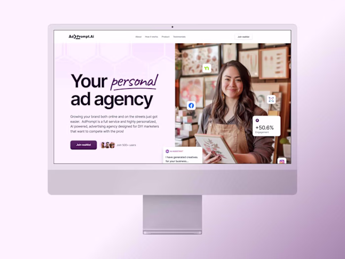 Framer Landing Page Development