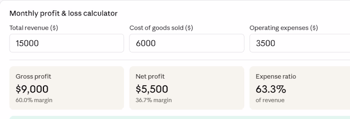 as a bookkeeper — can