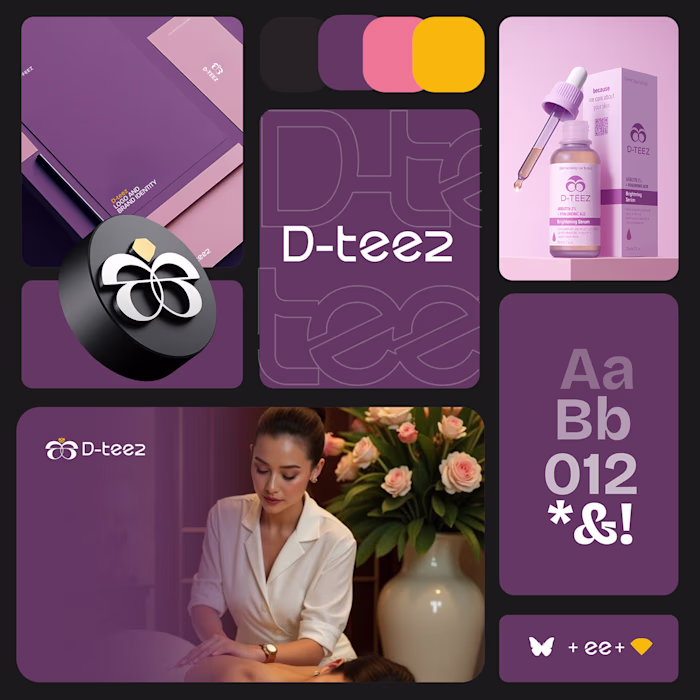 Brand Identity Design - D-teez