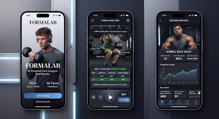 AI Powered Fitness App UI Design