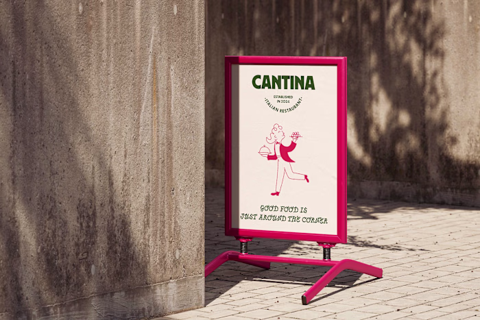 Visual Identity for Fun and Lively Italian Restaurant