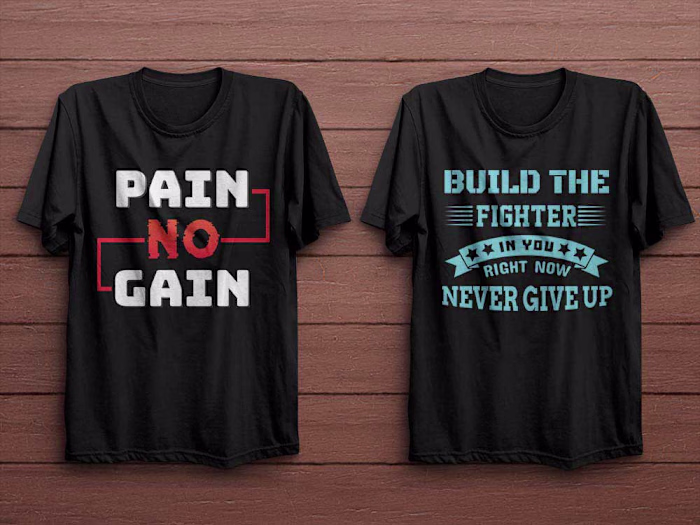 Motivational T-shirt Design 