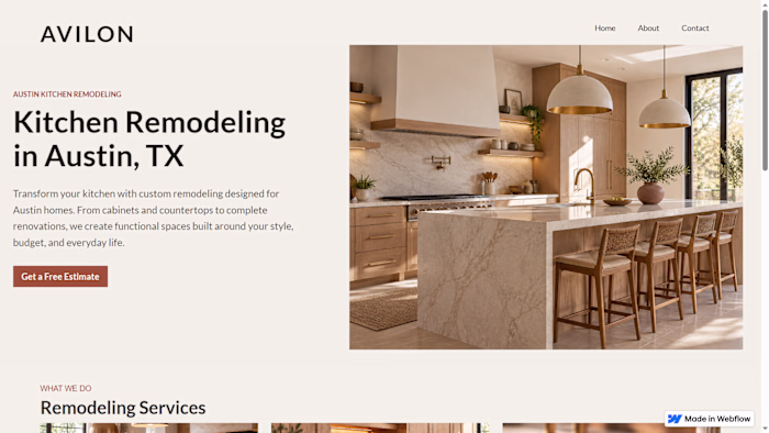 Modern Webflow Website — Design, Build & Responsive Setup