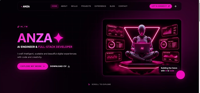 Modern Full Stack Developer Portfolio