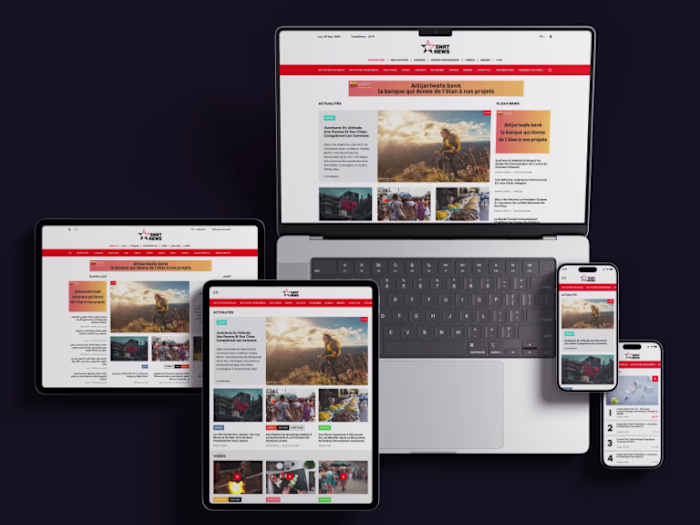 SNRTNews Platform UX/UI Redesign