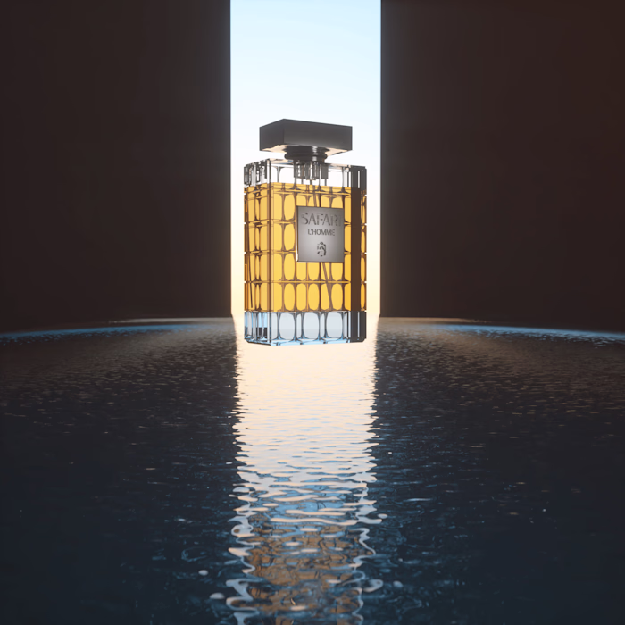 Safari Perfume 3D Product Visualization
