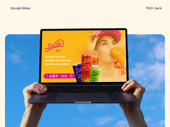 Investor Pitch Deck Design for Sarilla