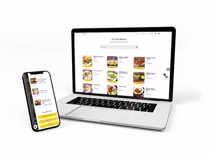Machhli Baba Fries - E-commerce website for a restaurant
