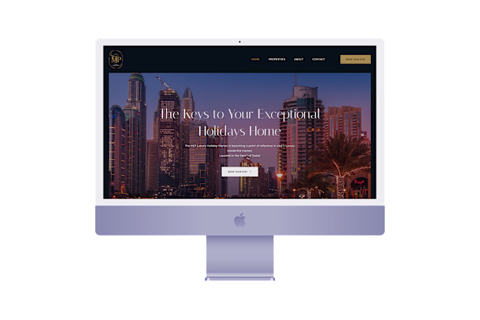 MIP Luxury Holiday Homes: Website Redesign